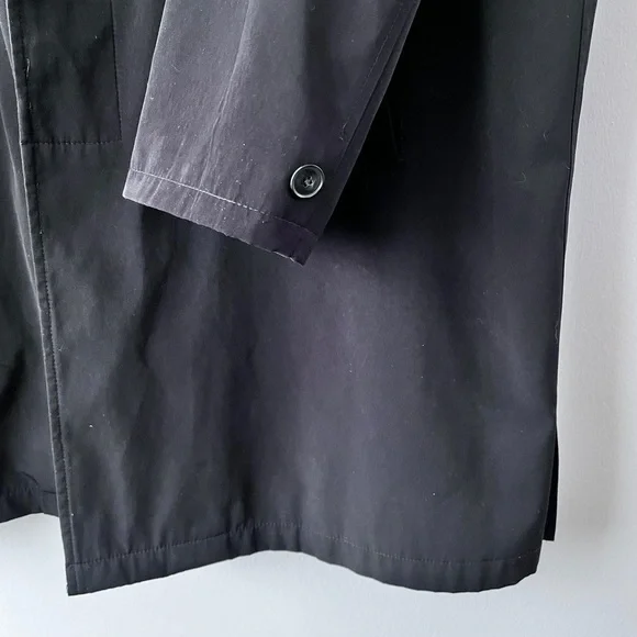 Men’s Lauren Ralph Lauren Black Classic Trench Coat With Zip Out Lining Size L